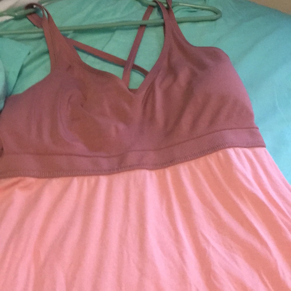 Pink and purpleish dress